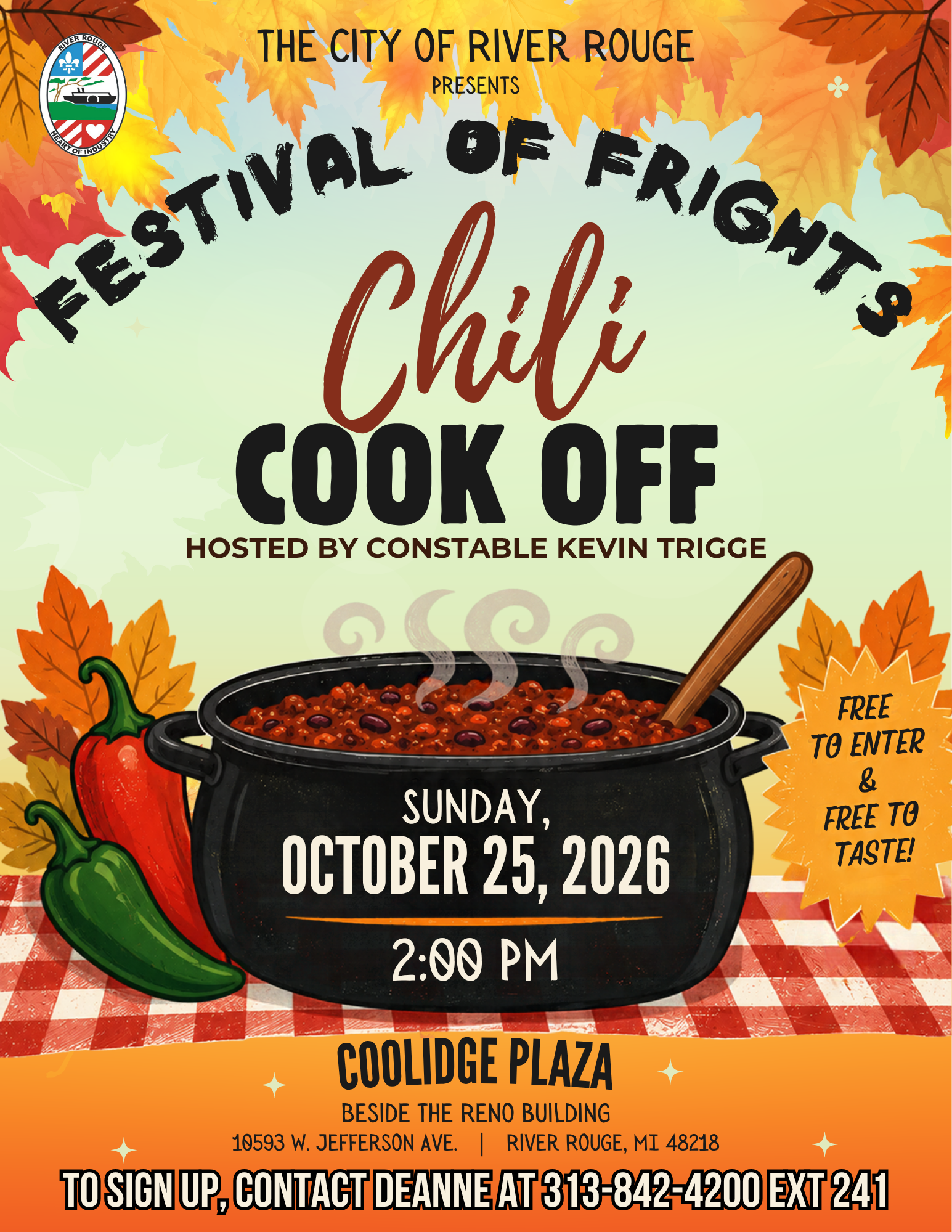 City of River Rouge Chili Cook Off