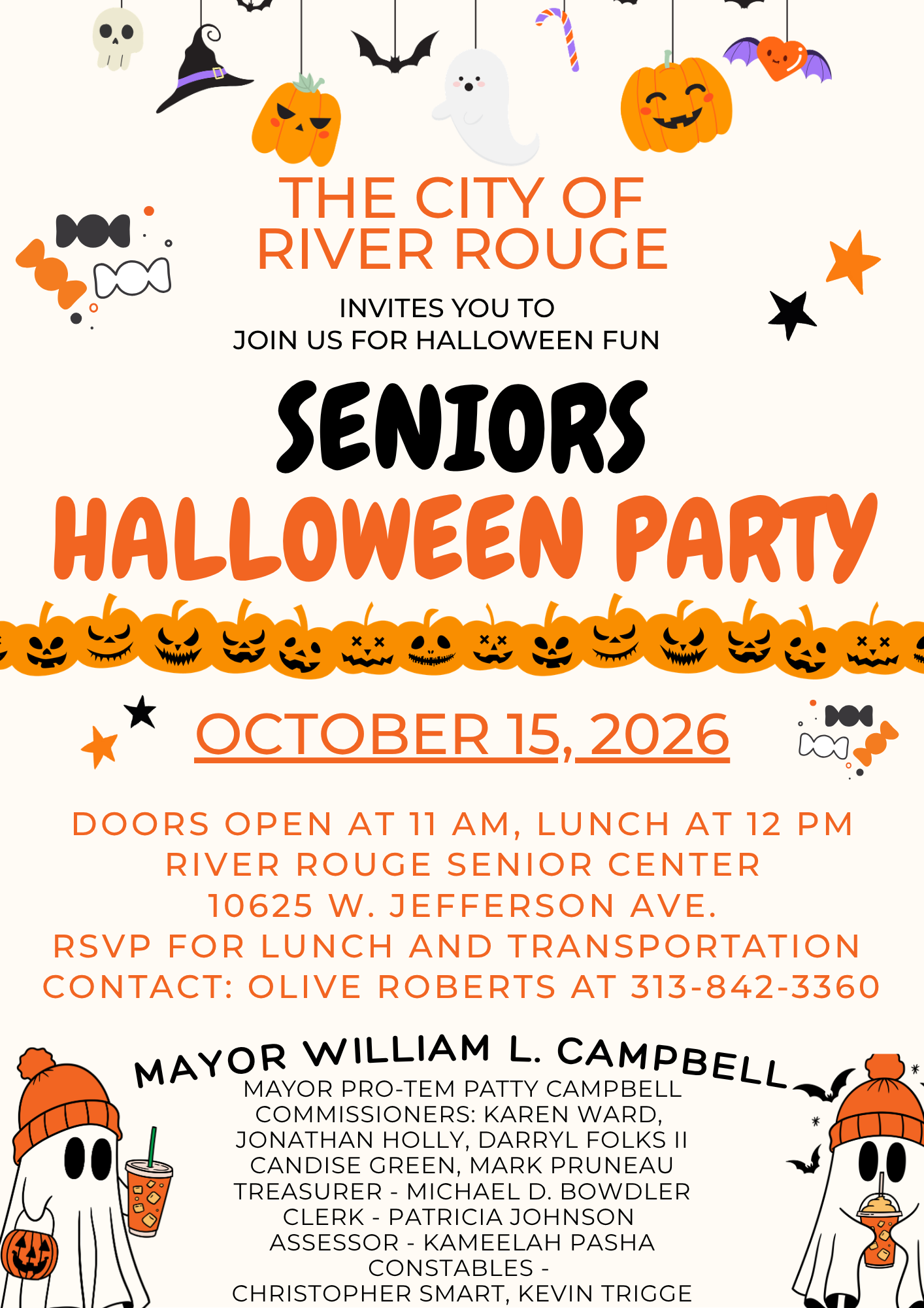 City of River Rouge Senior Halloween Party