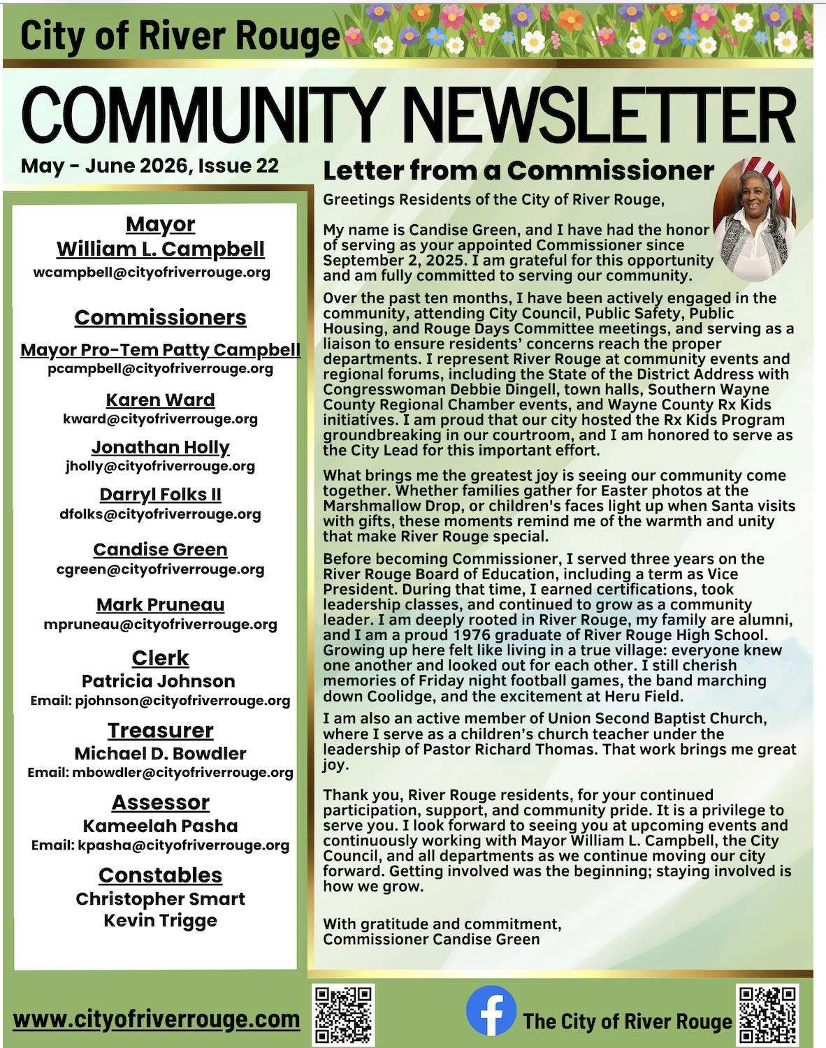 Community newsletter preview
