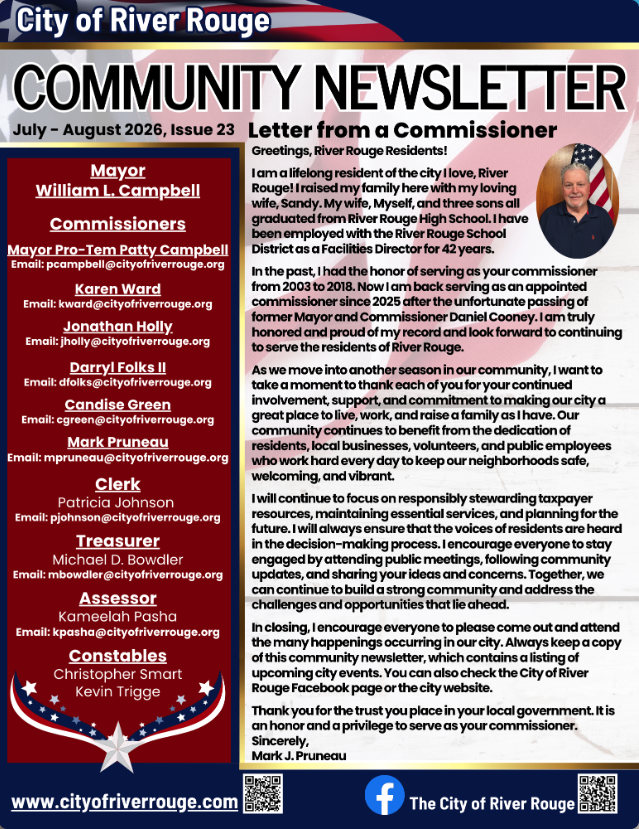 Community newsletter preview